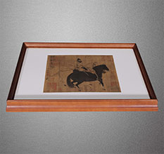 潜江书画装裱配框服务案例